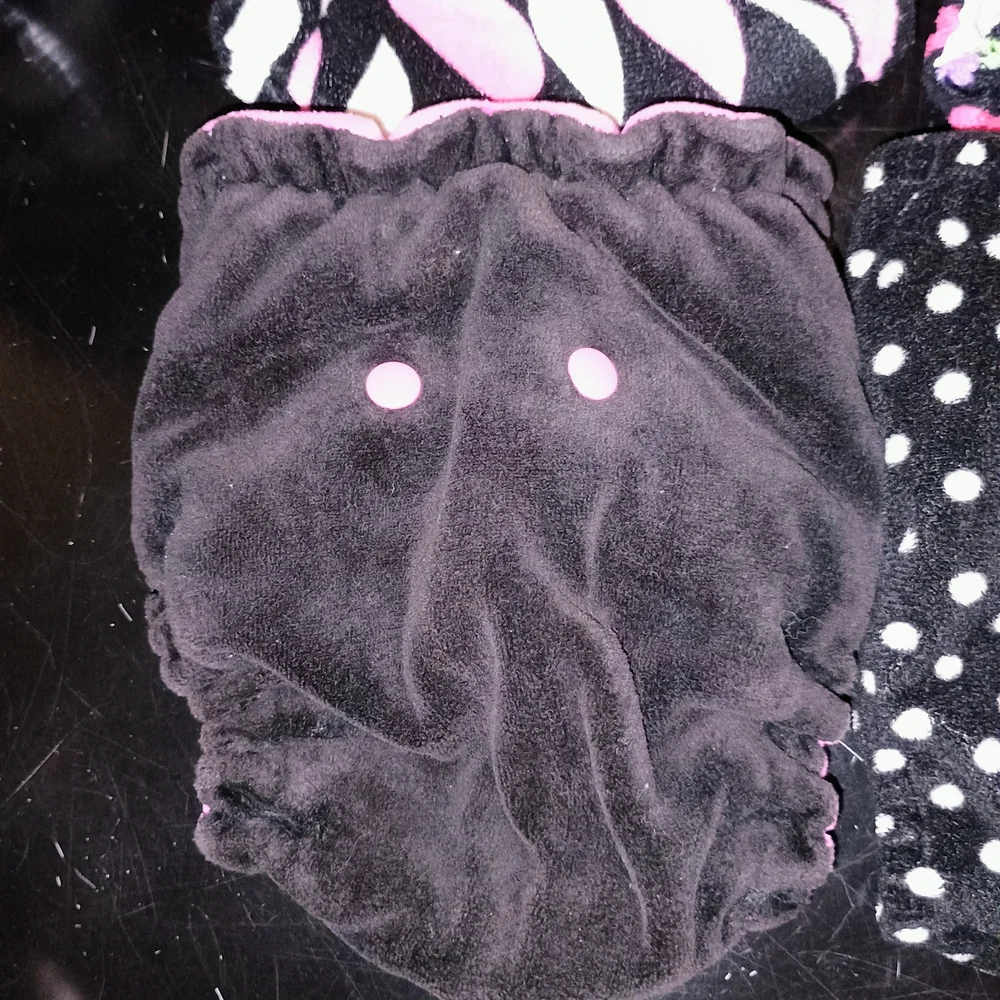 4x Minky Plush Cloth Diapers Set of 4 Minky Plush Cloth Diapers!